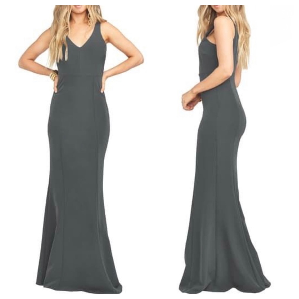 NWT Show Me Your MuMu Morgan Trumpet Gown - Picture 1 of 8